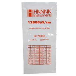 sachet solution d etalonnage de conductivite 1288 mscm par hanna